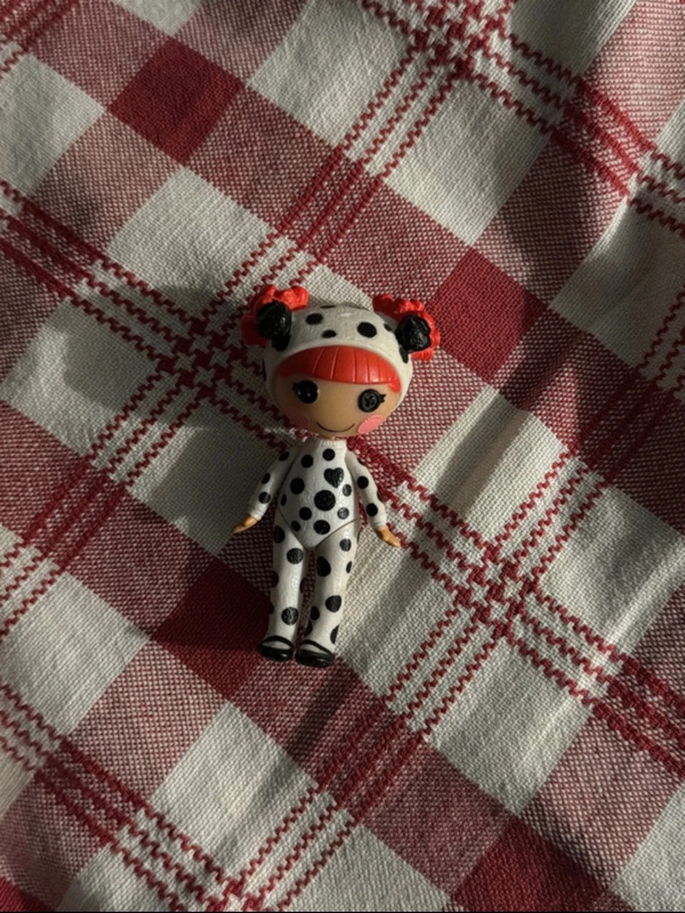 Dalmatian Spot Doll with Red Hair Accents - Kids Figure